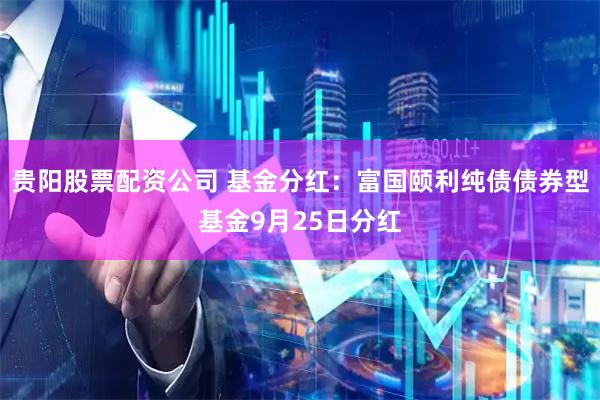 贵阳股票配资公司 基金分红：富国颐利纯债债券型基金9月25日分红
